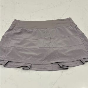 LULULEMON: Purple/Grey Tennis Skirt